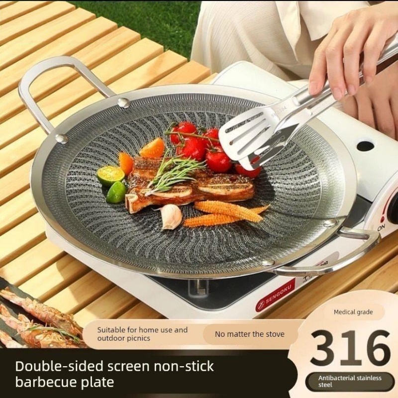 Camping Cooking Hob - 316 Stainless Steel Multifunctional Cooking BBQ