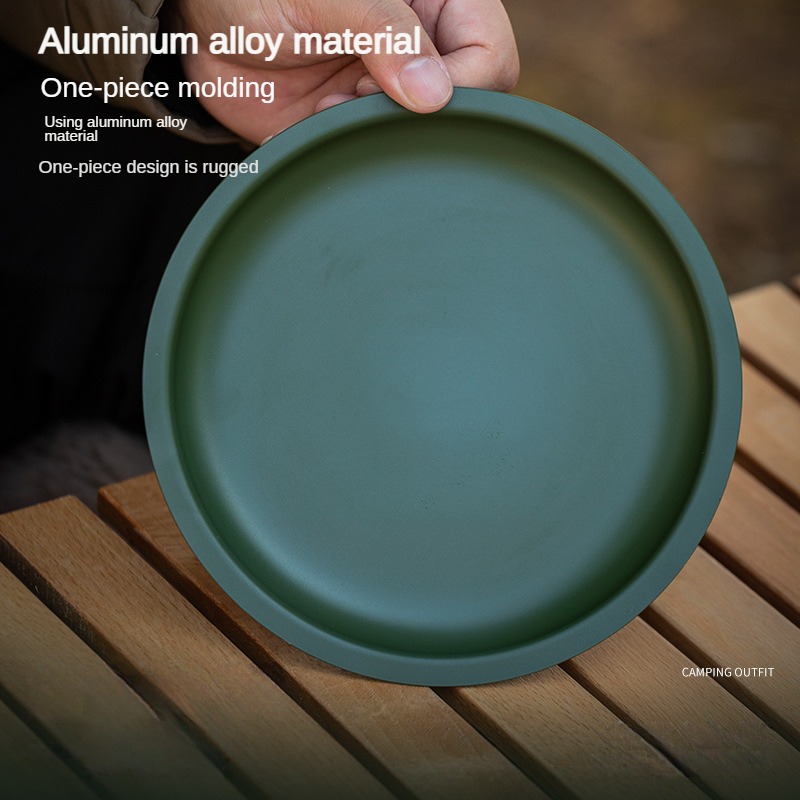 Camping Cooking Tray - Aluminum Alloy Dining Dish Outdoor Camping