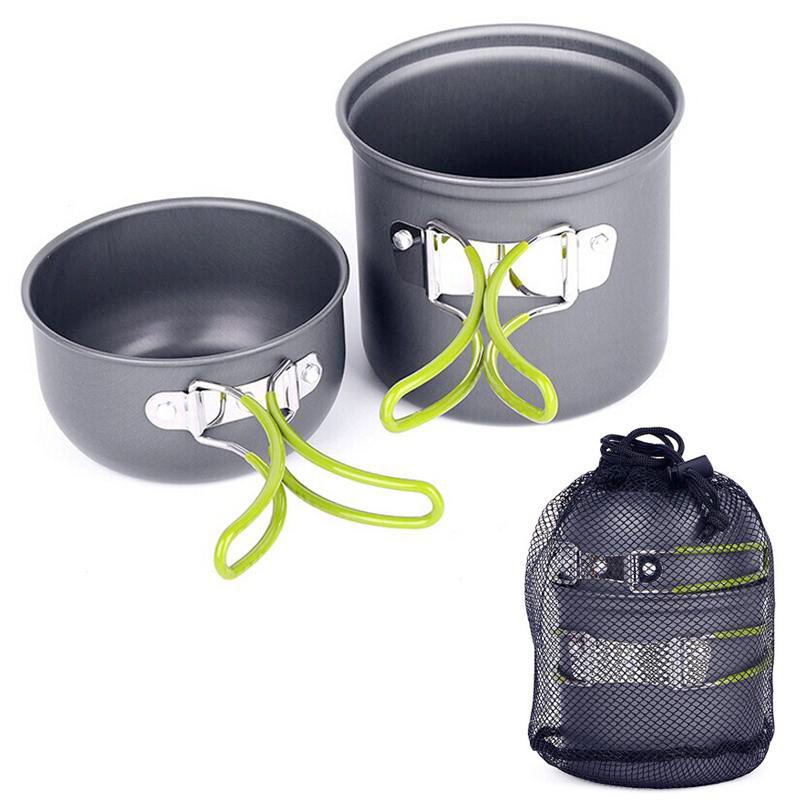 Camping Cooking Cutlery Set - Outdoor Portable Camping Cookware With Cutlery