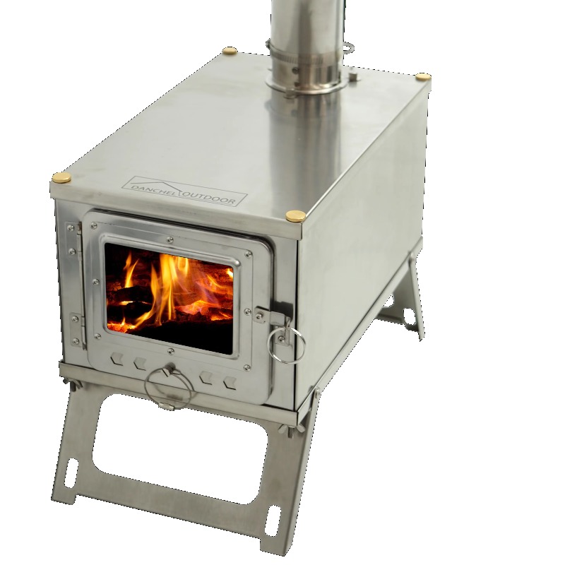 Camping With Cooking - 【Popular】DANCHEL S1 Foldable Tent Stove Outdoor