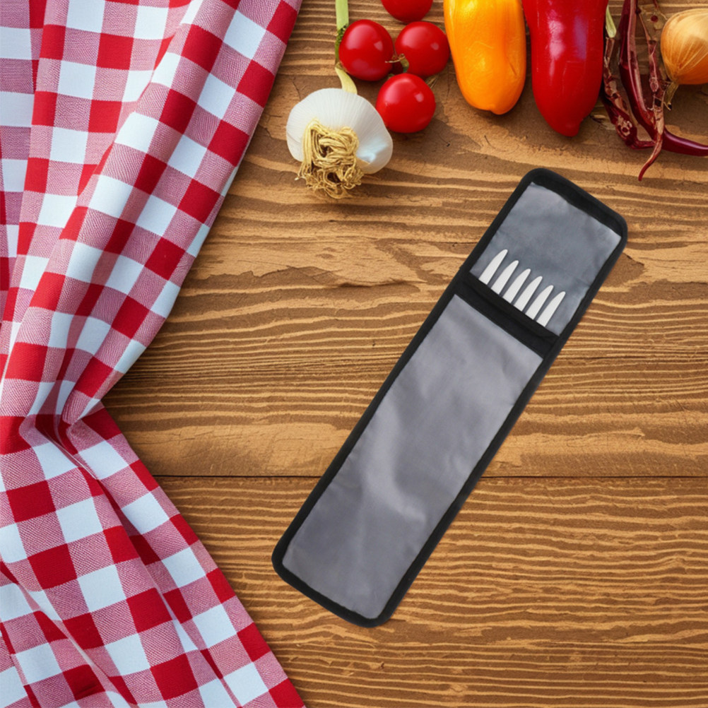Camping Cooking Organizer - Thickened Oxford Bbq Skewer Storage Bag