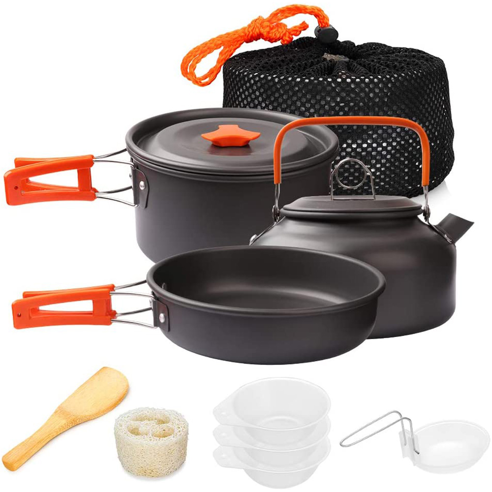 Camping Cooking Essentials - 1pcs/1set Camping Cookware Kit Outdoor Cooking
