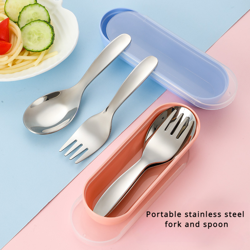 Camping Cooking Cutlery Set - 2 Pcs 1 Set Portable Spoon
