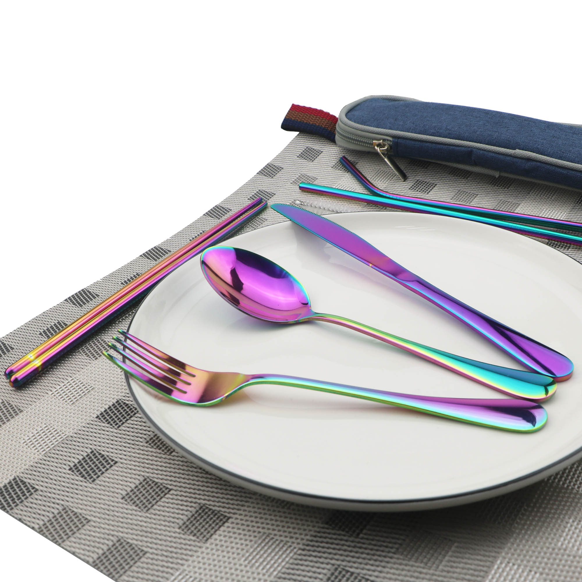 JANKNG Tableware Stainless Ste - огляд і ціна Camping Cooking Cutlery Set