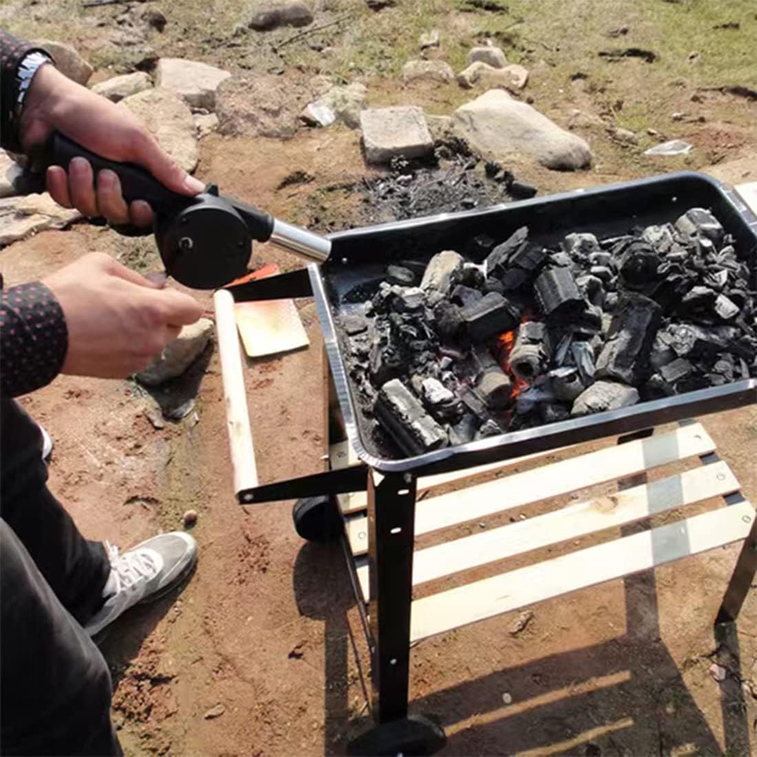 Outdoor Cooking Barbecue Blowe - огляд і ціна Camping Cooking Essentials