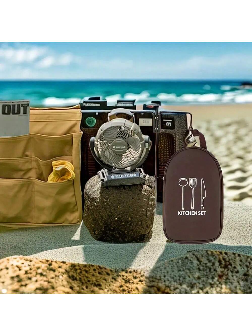 Outdoor Camping Cookware Stora - огляд і ціна Camping Cooking Organizer