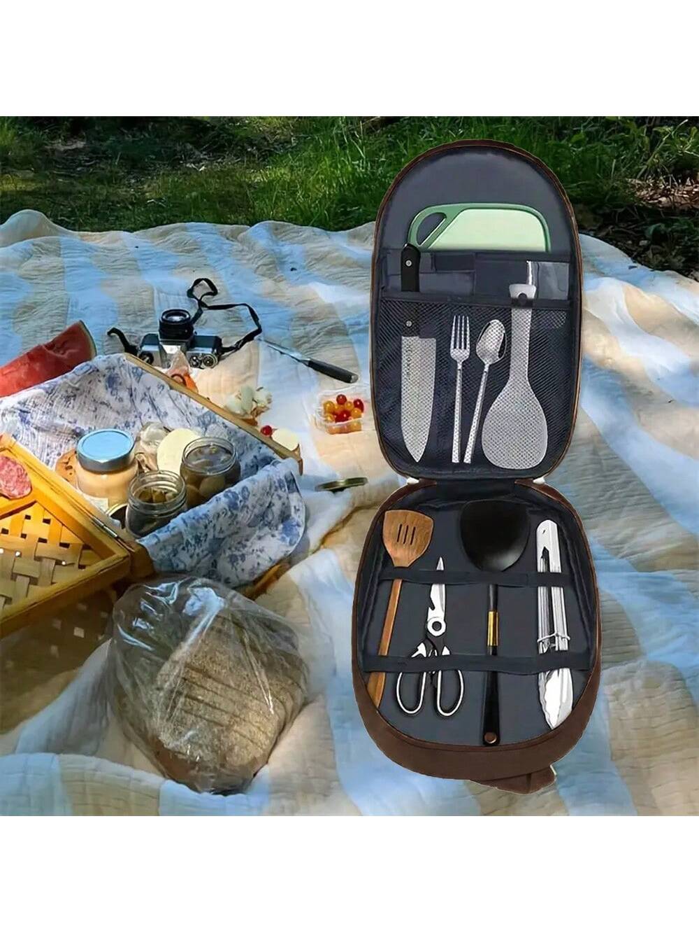 Outdoor Camping Cookware Stora - огляд і ціна Camping Cooking Organizer