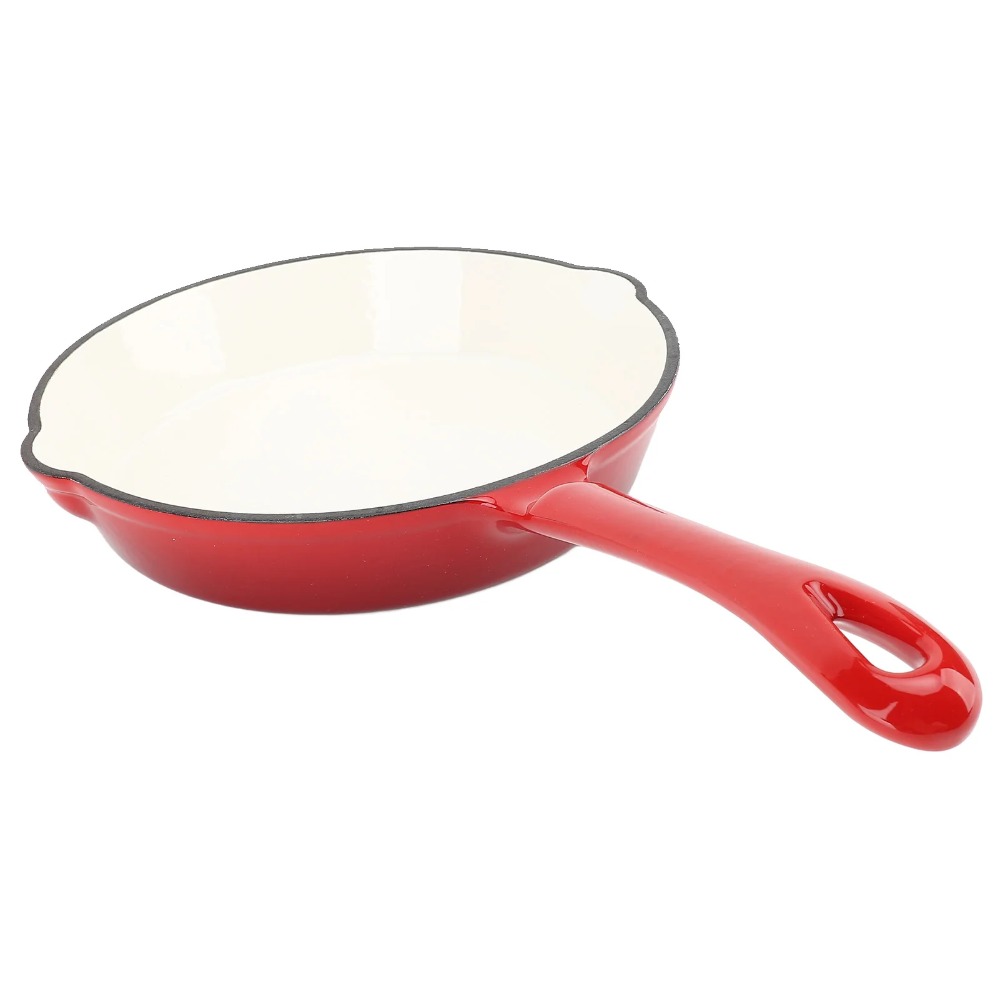 Cast Iron Frying Pan Enameled  - огляд і ціна Camping Cooking Without Gas