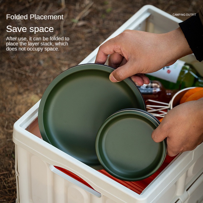 Aluminum Alloy  Dining Dish Ou - огляд і ціна Camping Cooking Tray