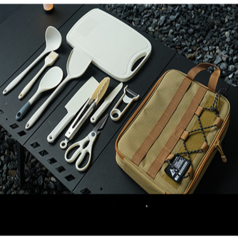 Portable 9Pcs Camping Kitchenw - огляд і ціна Camping Cooking Organizer