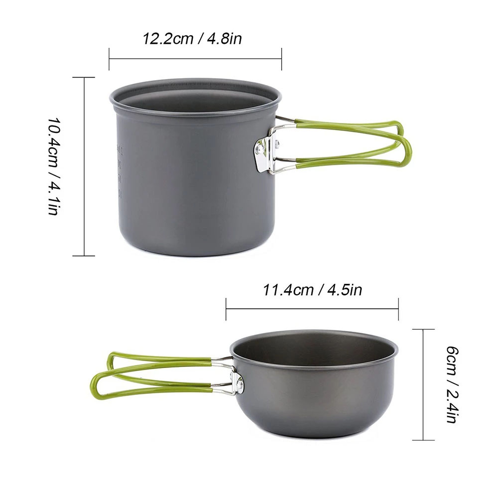 Camping Cookware Mess Kit Ultr - огляд і ціна Camping Cooking Essentials