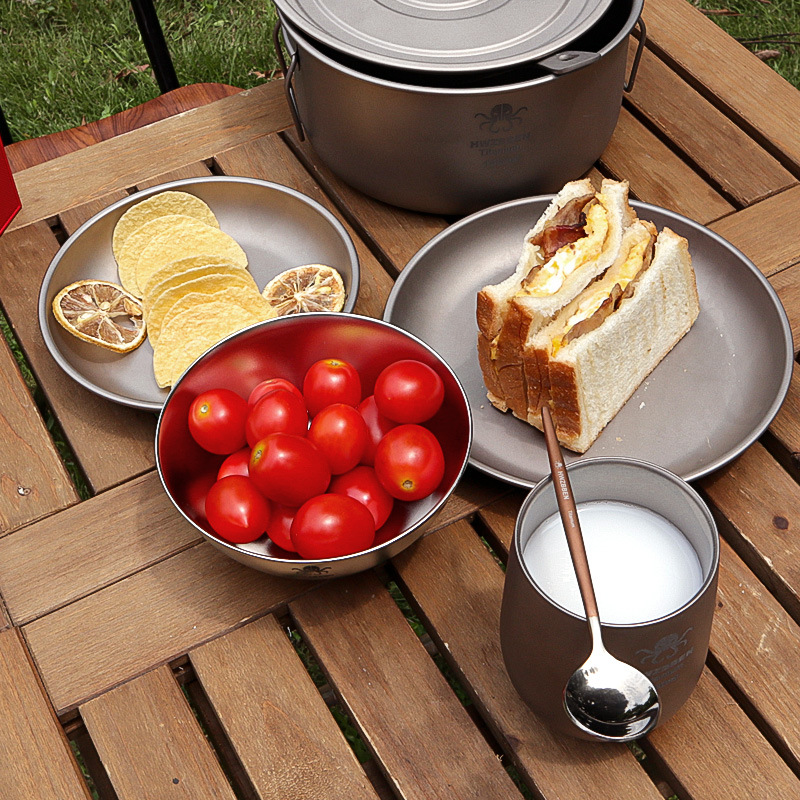 Pure Titanium Cutlery Dining P - огляд і ціна Camping Cooking Tray