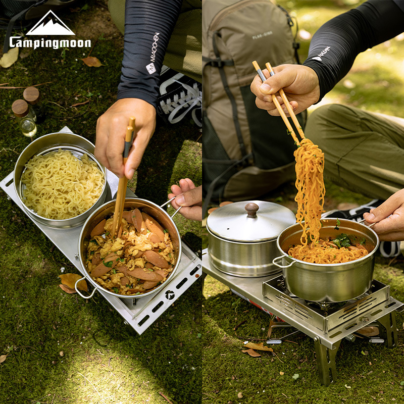 CAMPINGMOON S371 Sera Pot With - огляд і ціна Camping Cooking Noodles