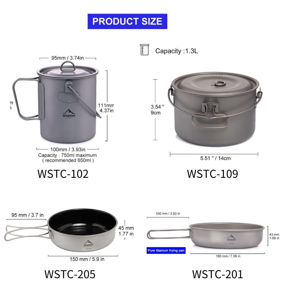 Widesea Camping Tableware Tita - огляд і ціна Campfire Cooking Anime