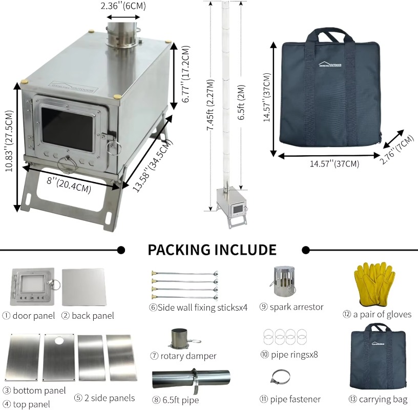 【Popular】DANCHEL S1 Foldable T - огляд і ціна Camping With Cooking