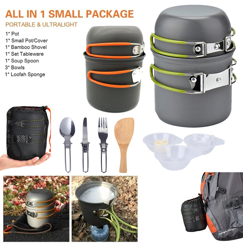 New Camping Pot  Portable Outd - огляд і ціна Camping Cooking Knife Set