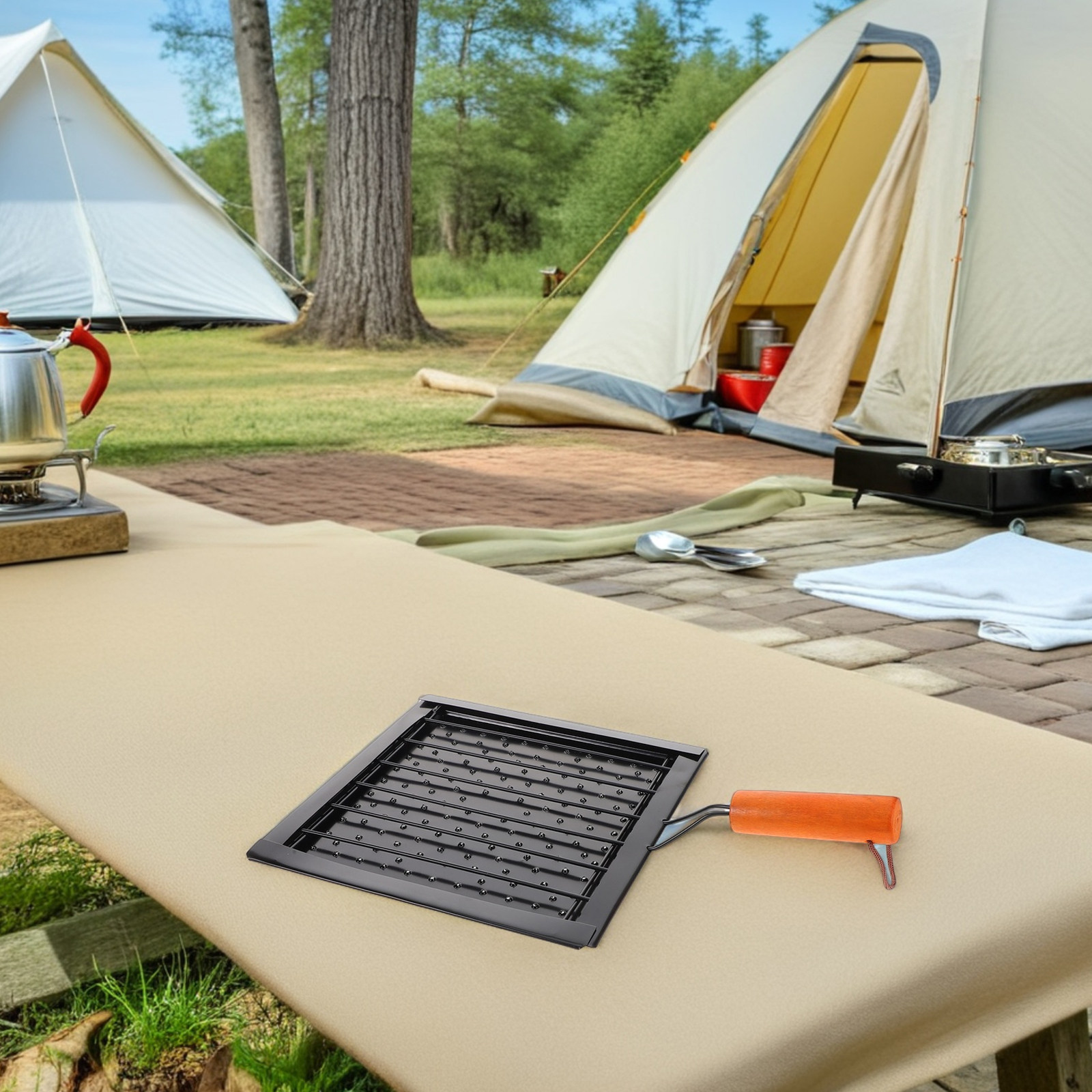 Foldable Camping Grilling Rack - огляд і ціна Camping Cooking Tray