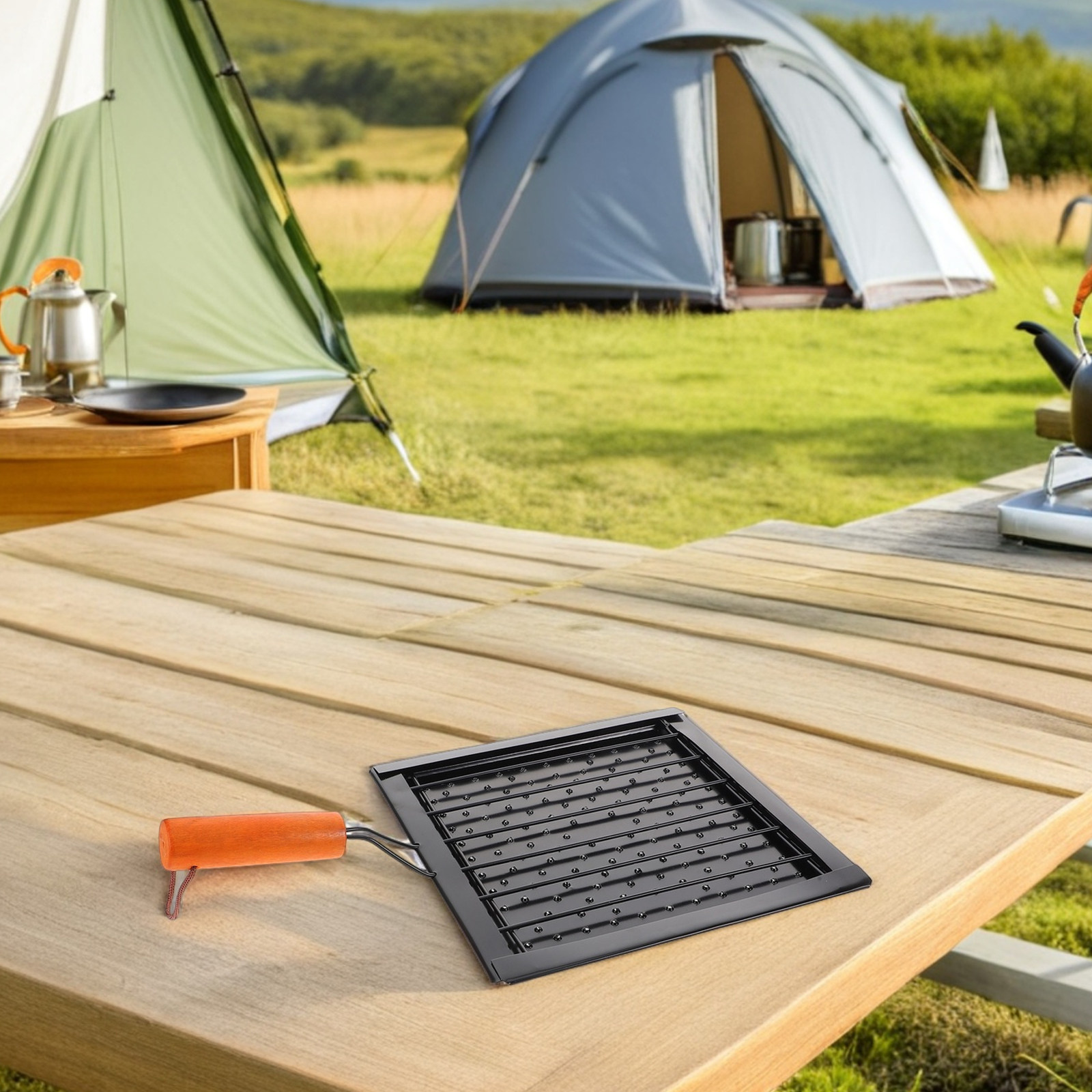 Foldable Camping Grilling Rack - огляд і ціна Camping Cooking Tray