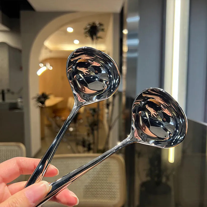 New 1PC Stainless Steel Spoon  - огляд і ціна Camping Cooking Noodles