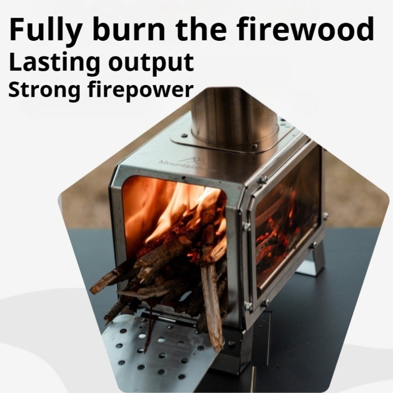 Stainless Steel Heating Stove  - огляд і ціна Camping Cooking In Forest