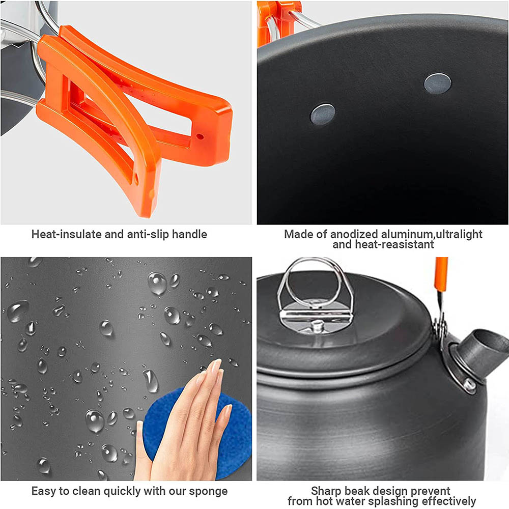1pcs/1set Camping Cookware Kit - огляд і ціна Camping Cooking Essentials
