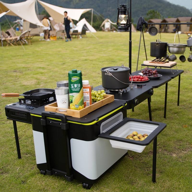 Multi-functional Integrated Be - огляд і ціна Camping Cooking Bench