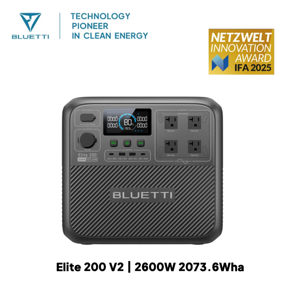 【Renew】BLUETTI Elite 200 V2 Po - огляд і ціна Solar Oven Camp