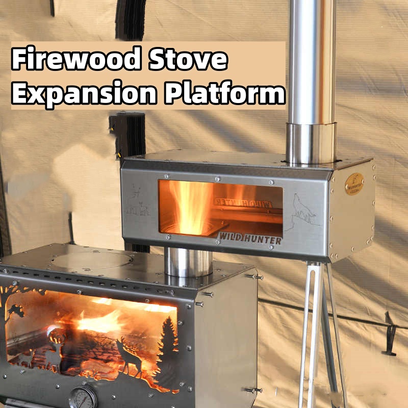 Camping Firewood Stove 2-Side  - огляд і ціна Camping With Cooking
