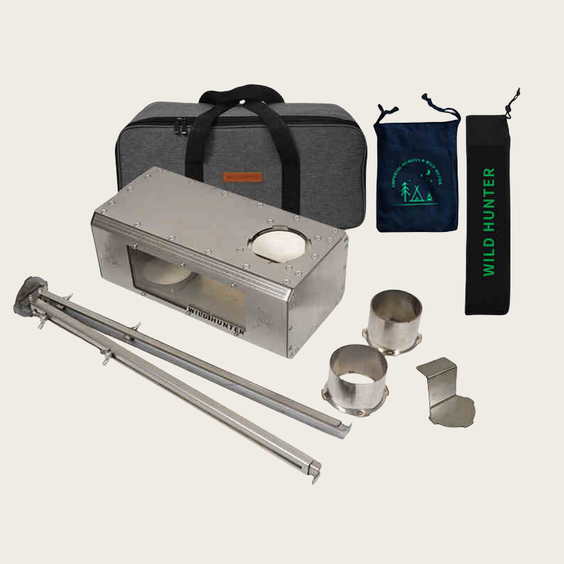 Camping Firewood Stove 2-Side  - огляд і ціна Camping With Cooking