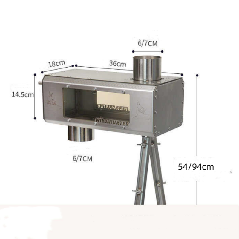 Camping Firewood Stove 2-Side  - огляд і ціна Camping With Cooking