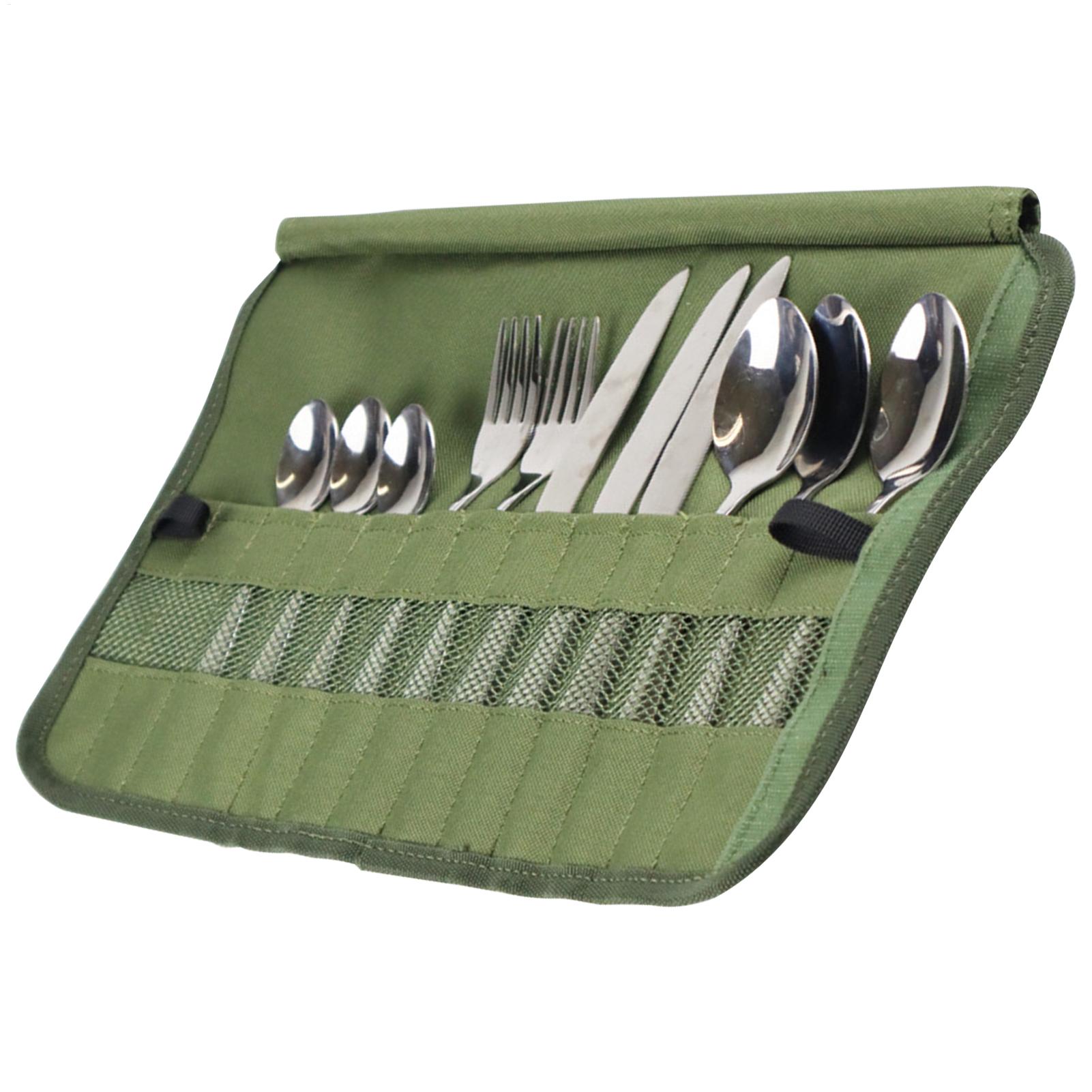 Camping Tableware Roll Bag Cam - огляд і ціна Camping Cooking Organizer