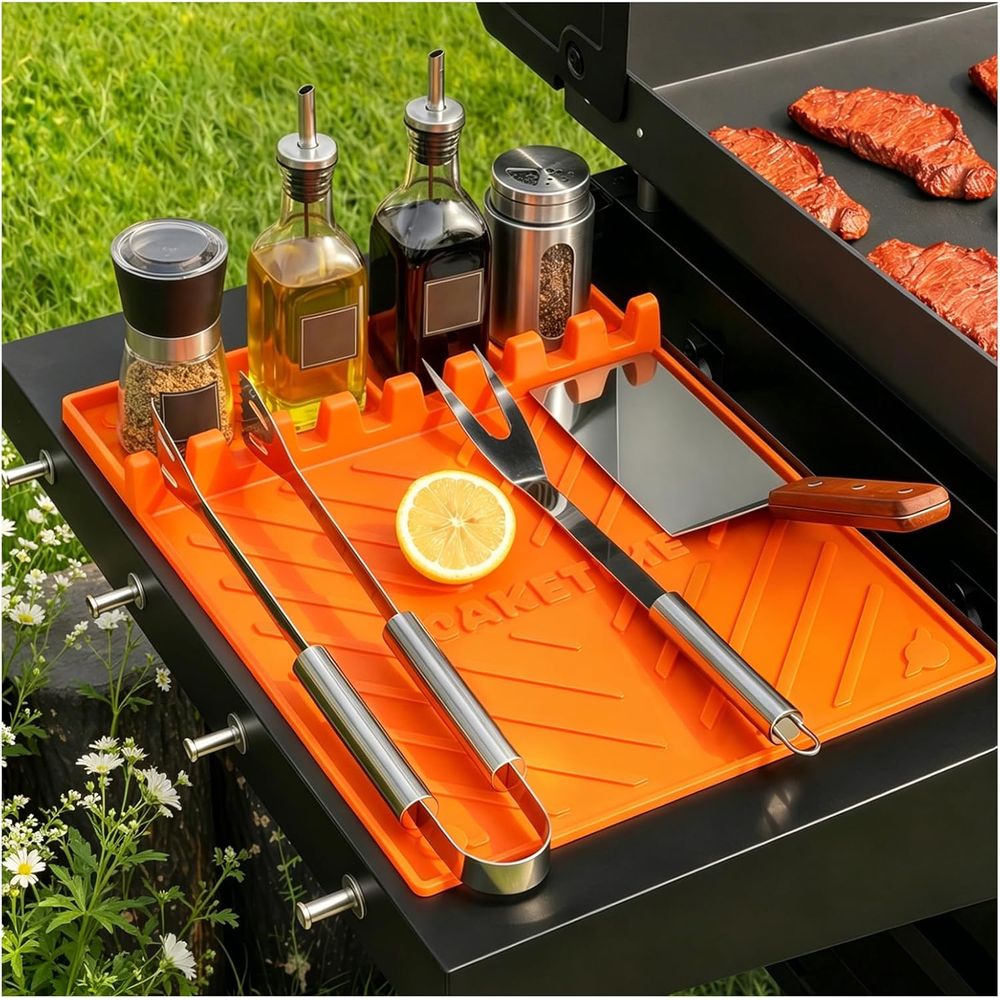 Silicone Grill Mats or Griddle - огляд і ціна Camping With Cooking