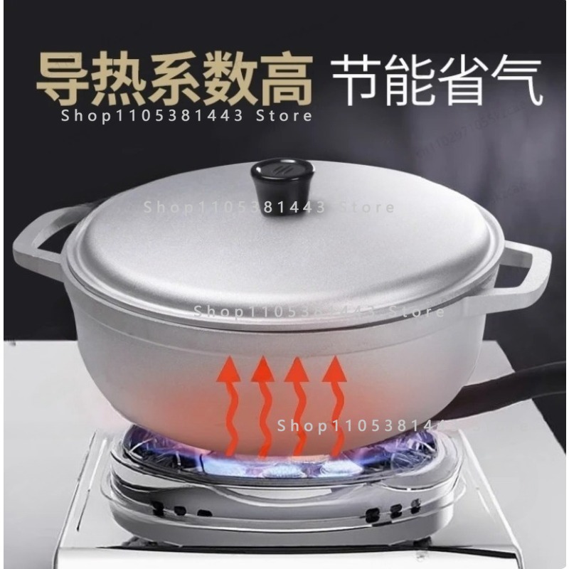 Small Aluminum Alloy Soup Pot  - огляд і ціна Camping Cooking Without Gas