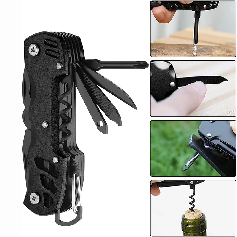 PL100 Multifunctional Folding  - огляд і ціна Camping Cooking Knife Set