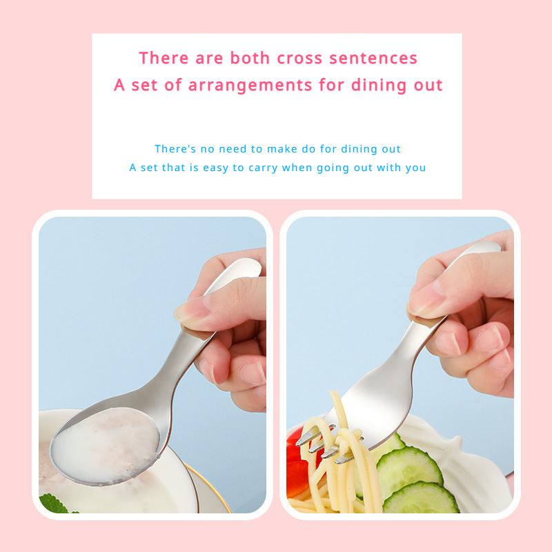 2 Pcs 1 Set Portable Spoon For - огляд і ціна Camping Cooking Cutlery Set