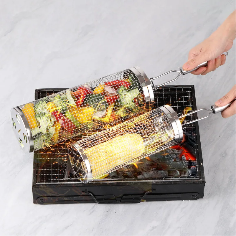 Stainless Steel Rolling Grill  - огляд і ціна Camping Cooking Essentials