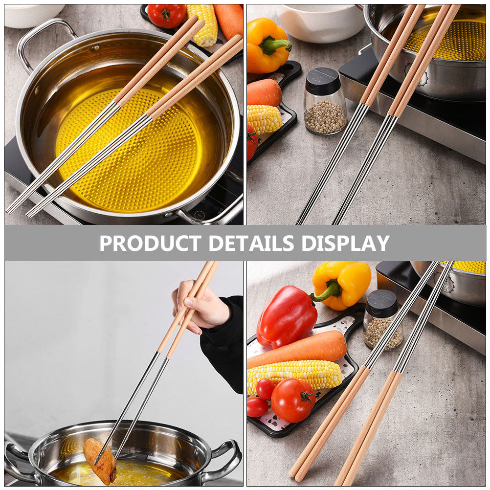 2Pairs Rust Proof Stainless St - огляд і ціна Camping Cooking Noodles