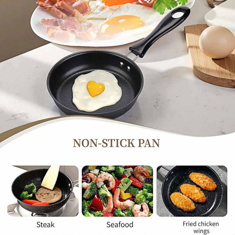 Mini Frying Pan Nonstick Small - огляд і ціна Camping Cooking Without Gas