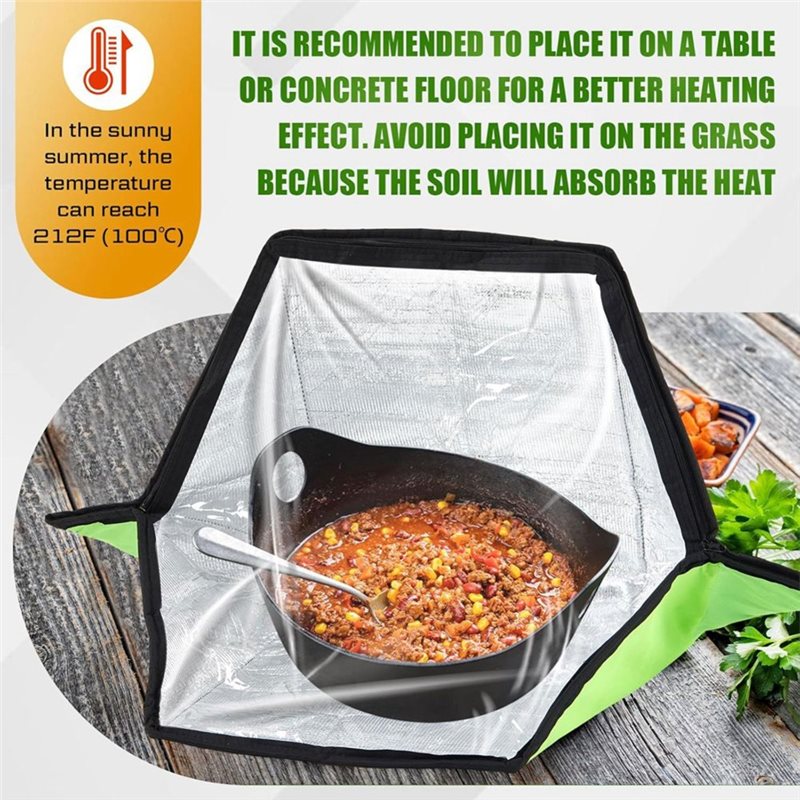 ABFU-Portable Foldable Solar O - огляд і ціна Solar Oven Camp